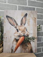 Load image into Gallery viewer, Bunny with Carrot Canvas Art Print-Flat Canvas