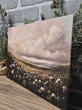 Load image into Gallery viewer, Clover Meadow Rainbow Canvas Art-Flat Canvas