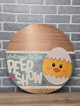 Load image into Gallery viewer, Welcome to the Peep Show Door Sign