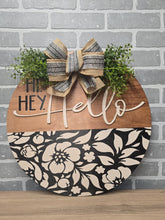 Load image into Gallery viewer, Hi. Hey. Hello. Farmhouse Door Sign