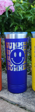 Load image into Gallery viewer, Summer Smiley Face Skinny 22oz Tumbler
