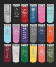 Load image into Gallery viewer, Summer Smiley Face Skinny 22oz Tumbler