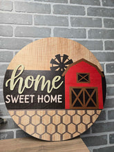 Load image into Gallery viewer, Home Sweet Home Barn Door Sign