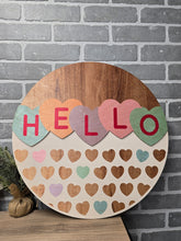 Load image into Gallery viewer, Conversation hearts door hanger