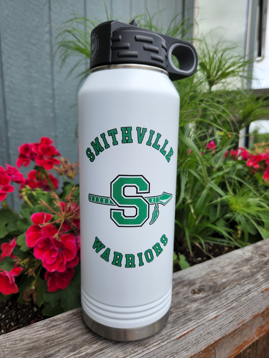 Smithville Warriors Insulated 32oz Water Bottle – Shut The Front Door KC