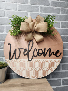 Boho Welcome Door Hanger