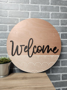 Boho Welcome Door Hanger