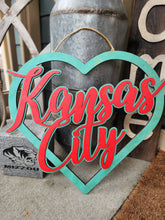 Load image into Gallery viewer, Kansas City Multi-layered Heart
