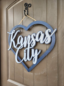 Kansas City Multi-layered Heart