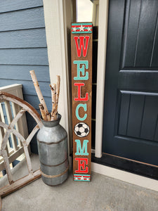 KC Women's soccer standing sign ****NOT shippable****