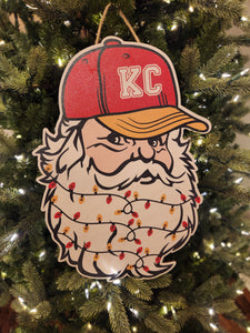 KC Santa Door Hanger