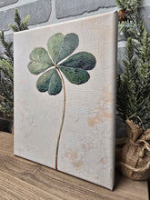 Load image into Gallery viewer, Four-Leaf Clover Canvas Art-Wrapped Canvas
