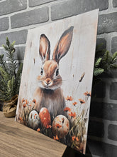 Load image into Gallery viewer, Bunny &amp; Spring Eggs Canvas Art-Wrapped Canvas
