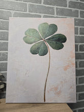 Load image into Gallery viewer, Four-Leaf Clover Canvas Art-Flat Canvas
