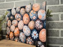 Load image into Gallery viewer, Floral Easter Egg Canvas Art-Wrapped Canvas
