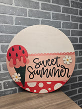 Load image into Gallery viewer, Watermelon Ice Cream Door Sign
