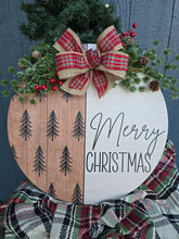 Load image into Gallery viewer, Rustic Modern Merry Christmas Trees Sign
