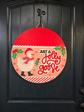 Load image into Gallery viewer, Jolly Goose Christmas Door Sign

