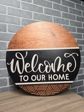 Load image into Gallery viewer, Welcome to our home 2025 door hanger
