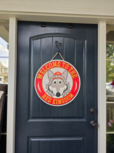Load image into Gallery viewer, Red Kingdom Wolf Door Hanger
