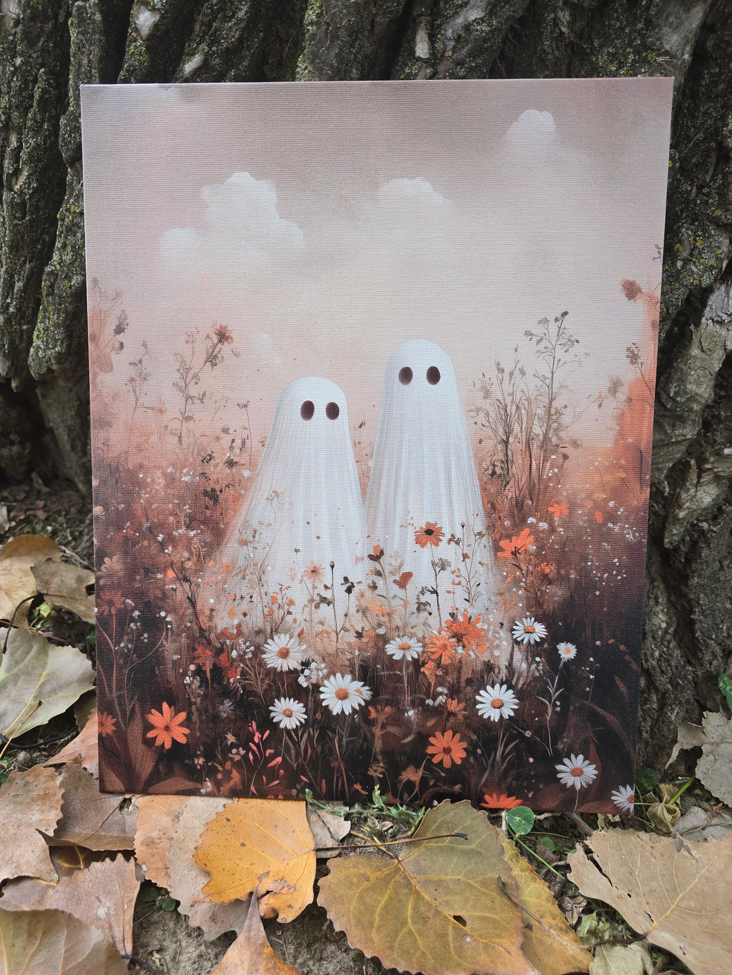 Twin Ghosts Meadow 11 x 14 flat canvas