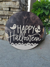 Load image into Gallery viewer, Smoky Happy Halloween Door Hanger
