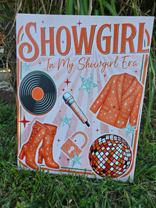 Showgirl collage canvas