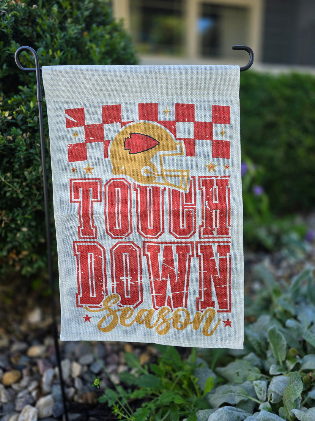 KC Football garden flag