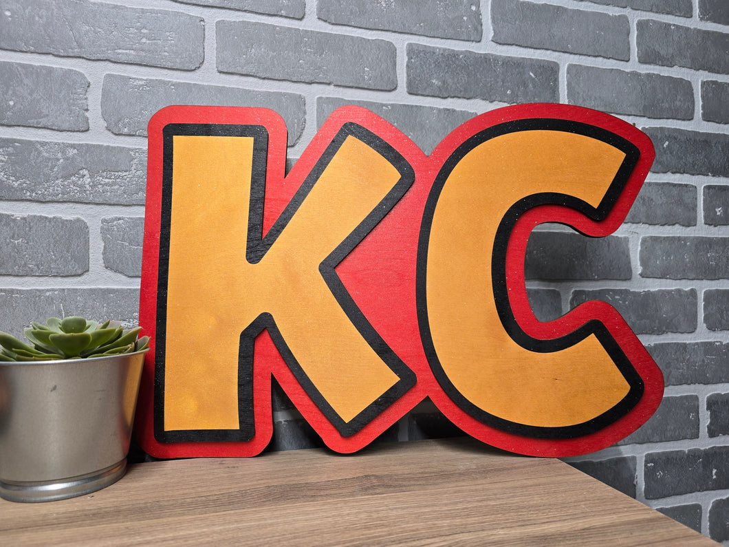 Block KC Door sign