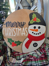 Load image into Gallery viewer, Merry Christmas Snowman
