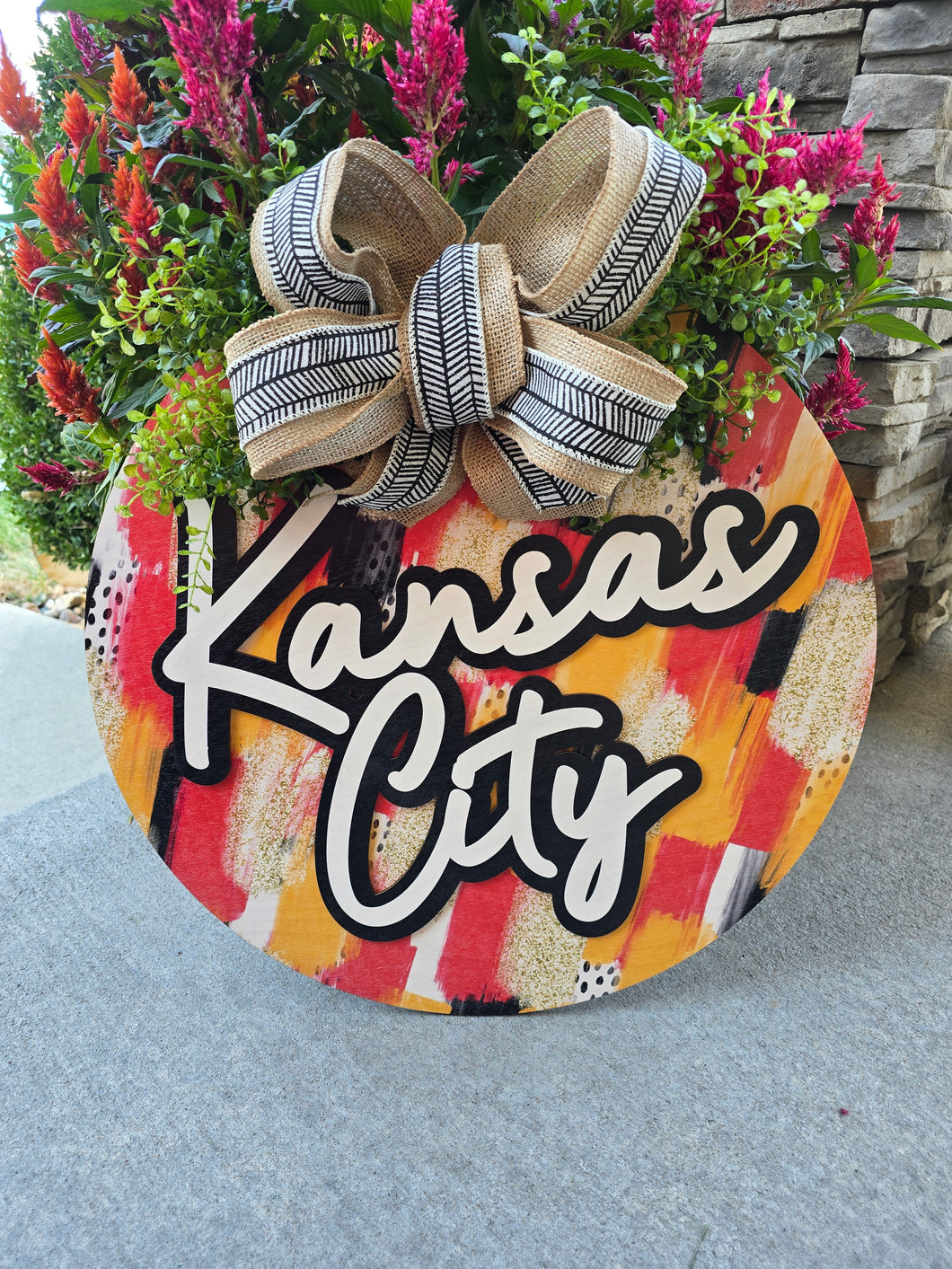 Paintbrush Kansas City Door hanger