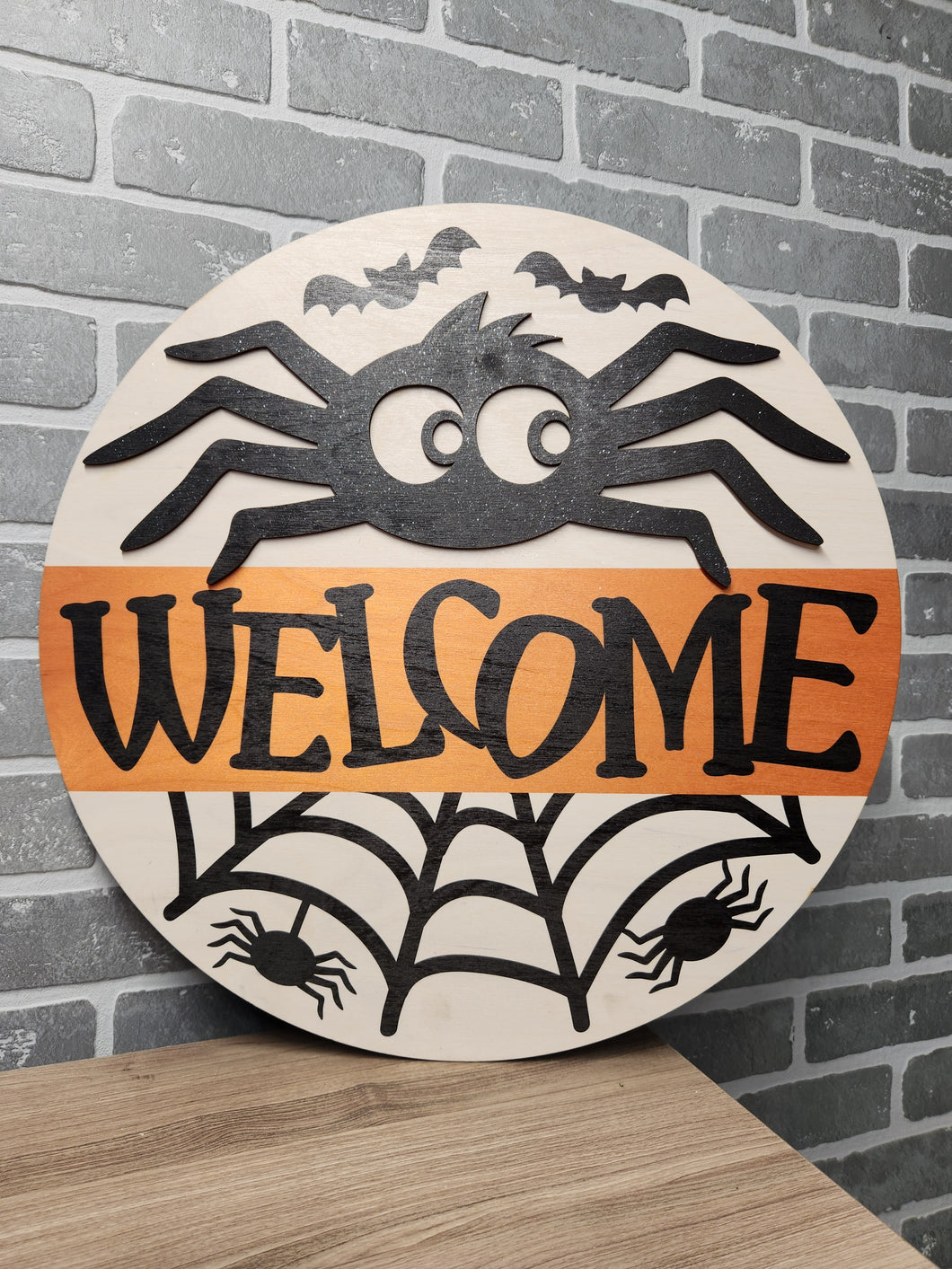 Halloween Big Spider Welcome