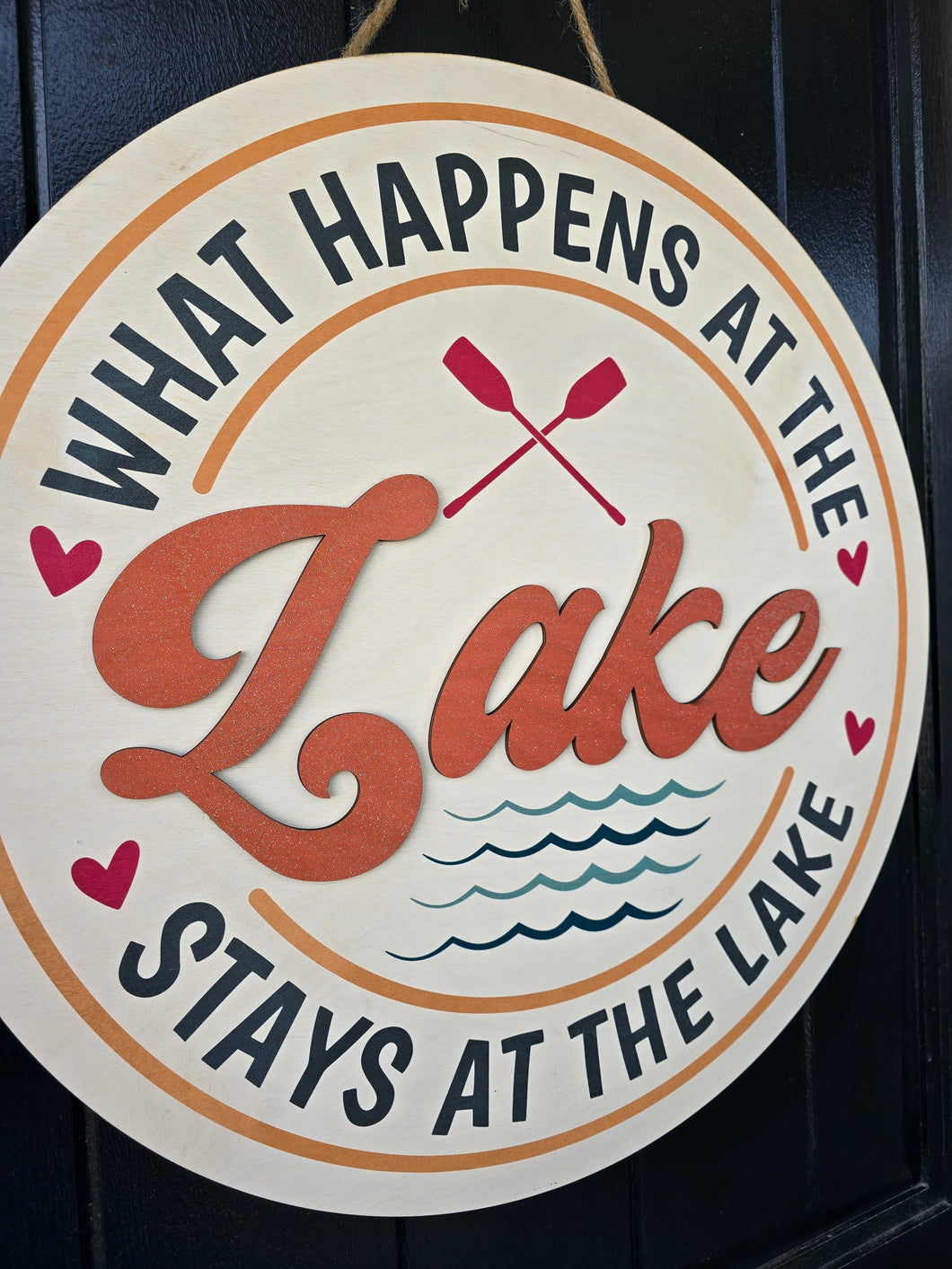 What happens at the lake