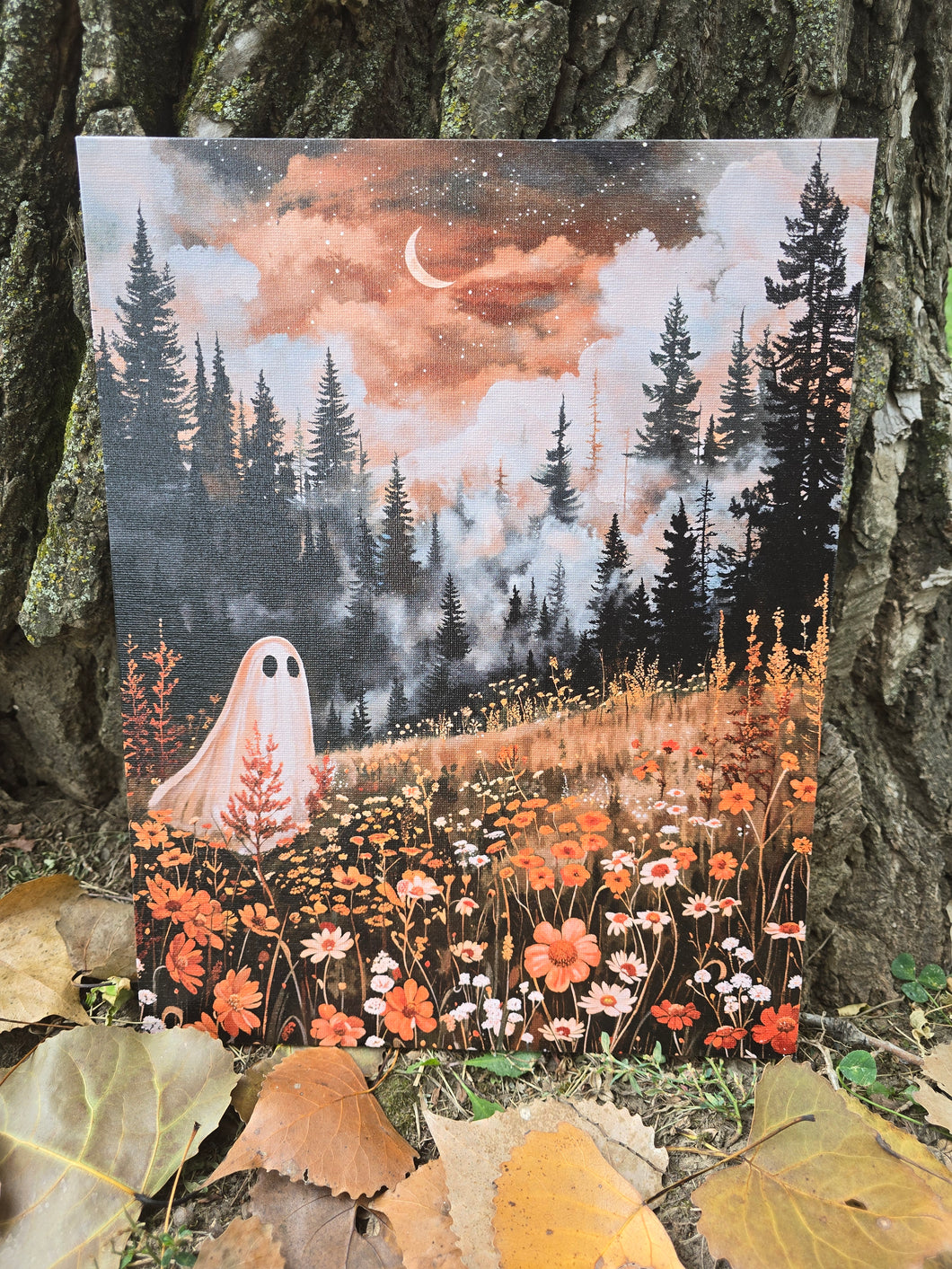 Meadow Moon Ghost 11x14