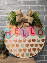 Load image into Gallery viewer, Conversation hearts door hanger
