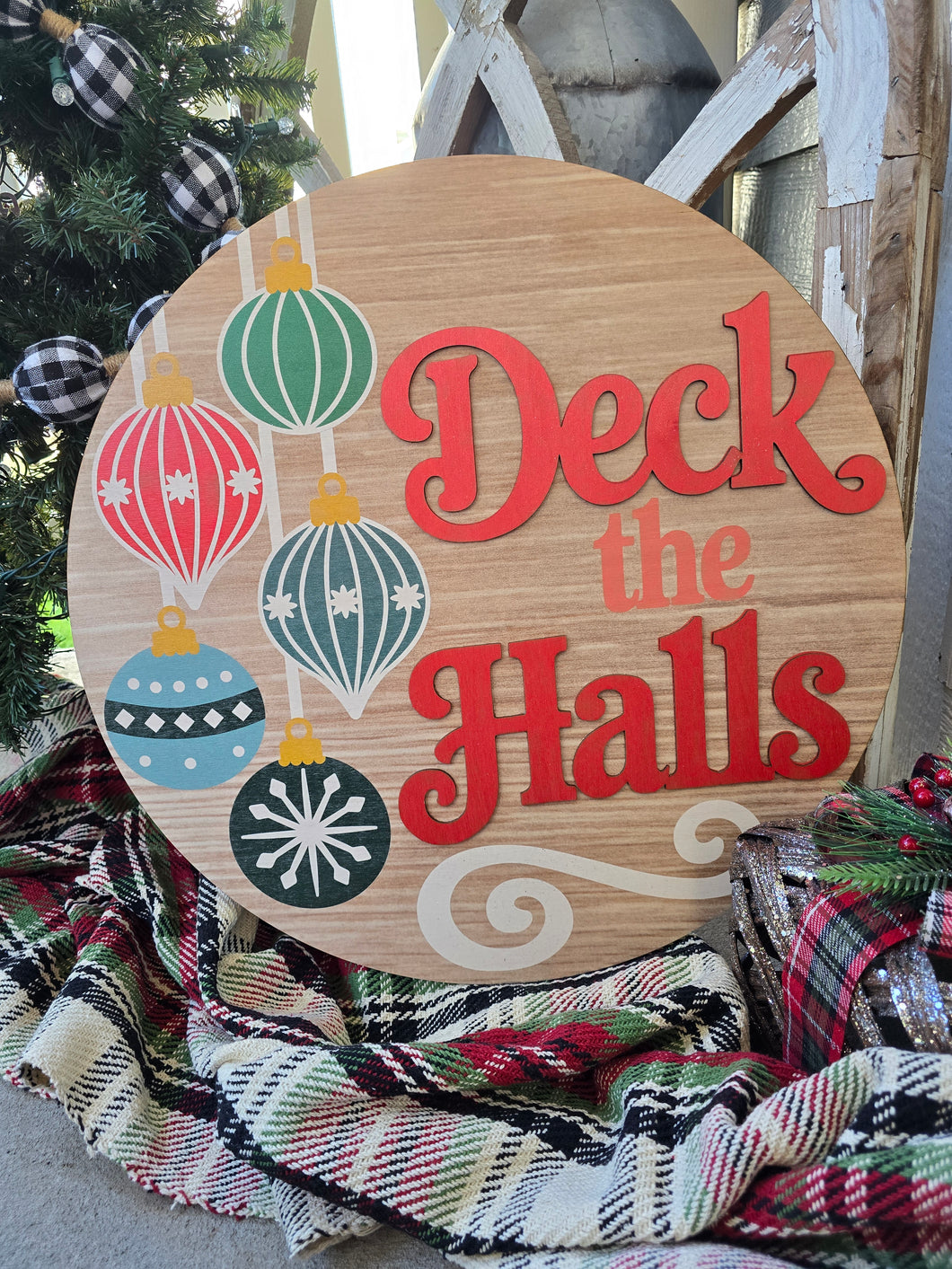 Deck The Halls Door Hanger