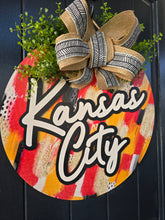 Load image into Gallery viewer, Paintbrush Kansas City Door hanger

