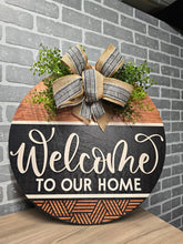 Load image into Gallery viewer, Welcome to our home 2025 door hanger
