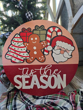Load image into Gallery viewer, Tis the season Door Hanger
