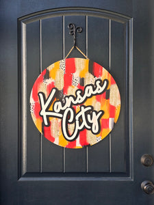 Paintbrush Kansas City Door hanger