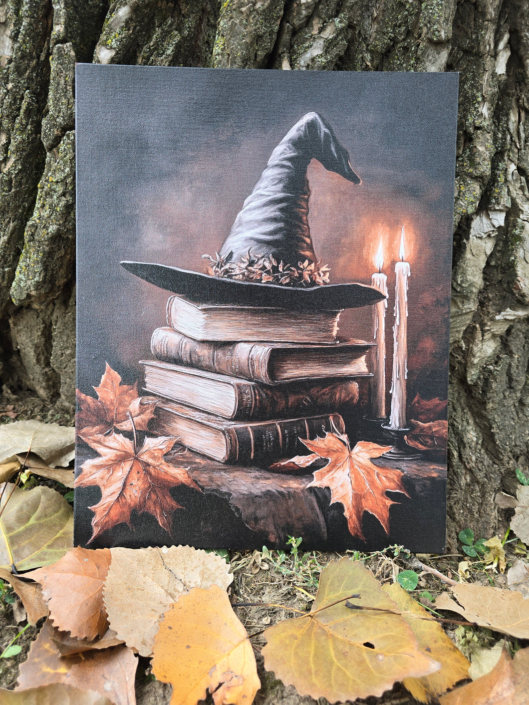 Witch hat flat canvas