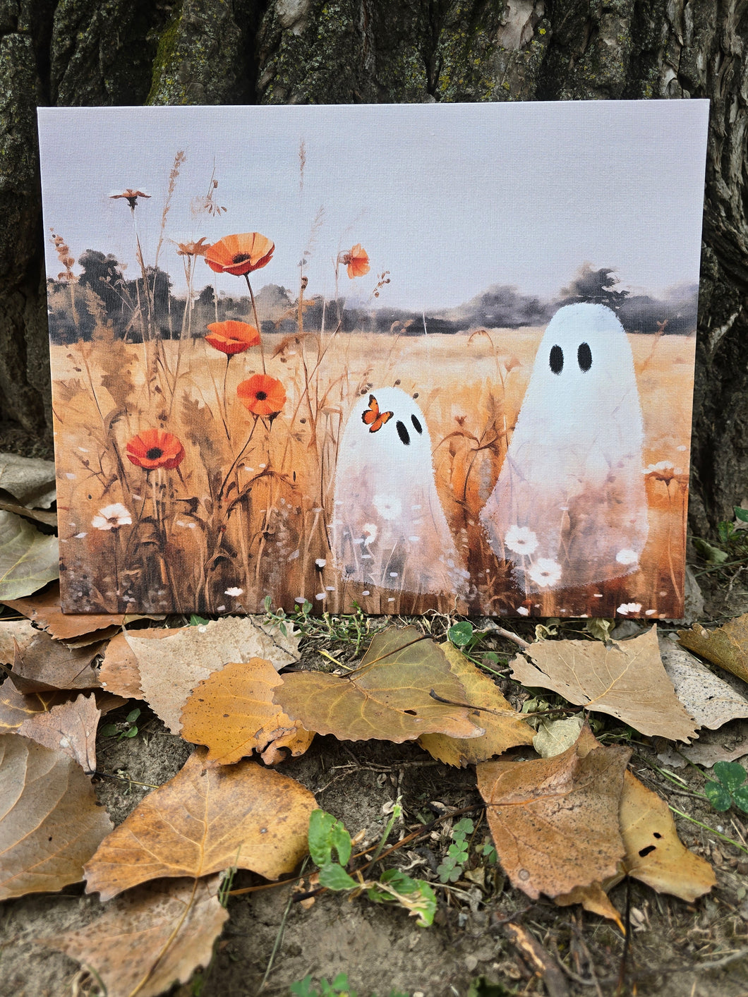Horizontal twin ghost Meadow 11 x 14