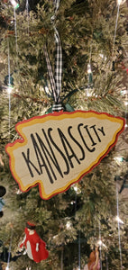 Kansas City Arrowhead Ornament