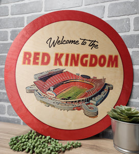 Welcome to the Red Kingdom Door hanger