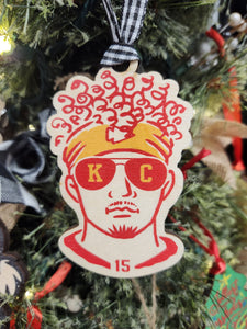 Mahomes kc ornament