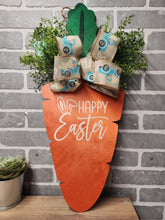 Load image into Gallery viewer, Carrot Happy Easter Door Hanger
